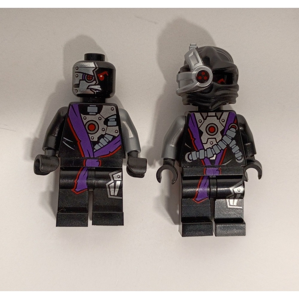 Lego Ninjago Nindroid Minifigures Lot of 2, Lego Ninjas, 1 With No Helmet
